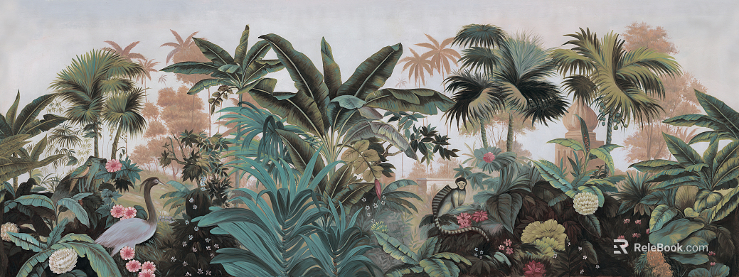 animal and plant pattern texture