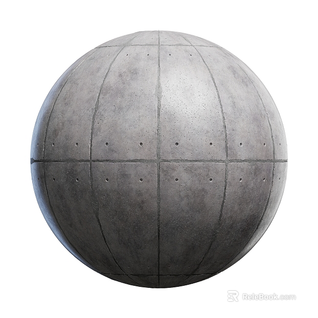 Concrete wall PBR texture