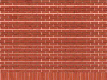Brick wall villa facade red cultural brick texture (ID:ffaeg89462)