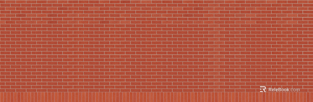 Brick wall villa facade red cultural brick texture