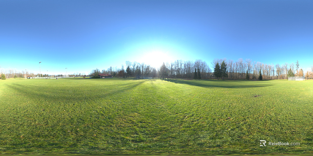 Outdoor fields clean sky texture