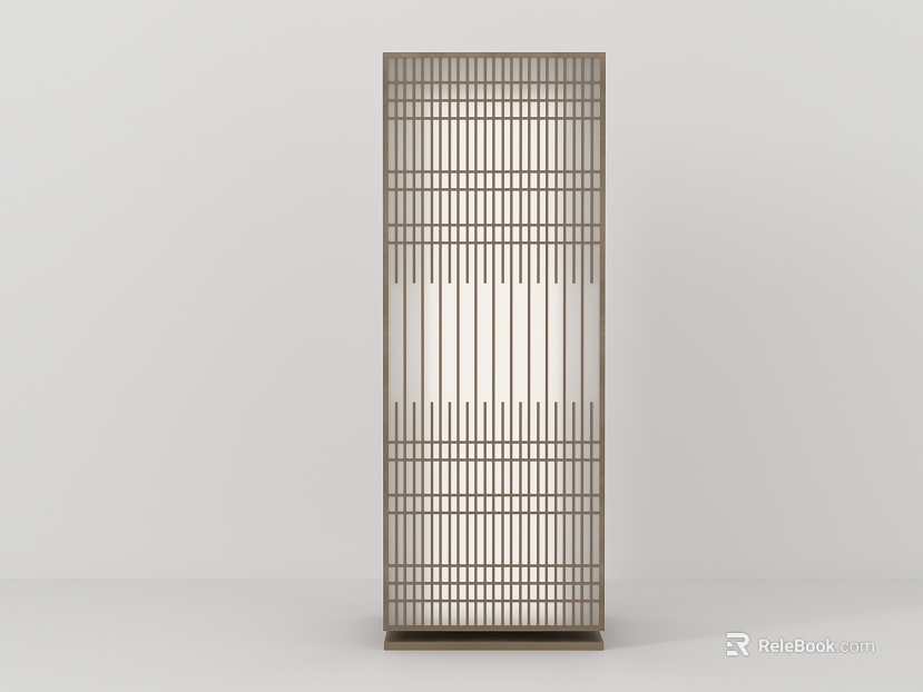 New Chinese-style Wooden Grille Indoor Partition texture