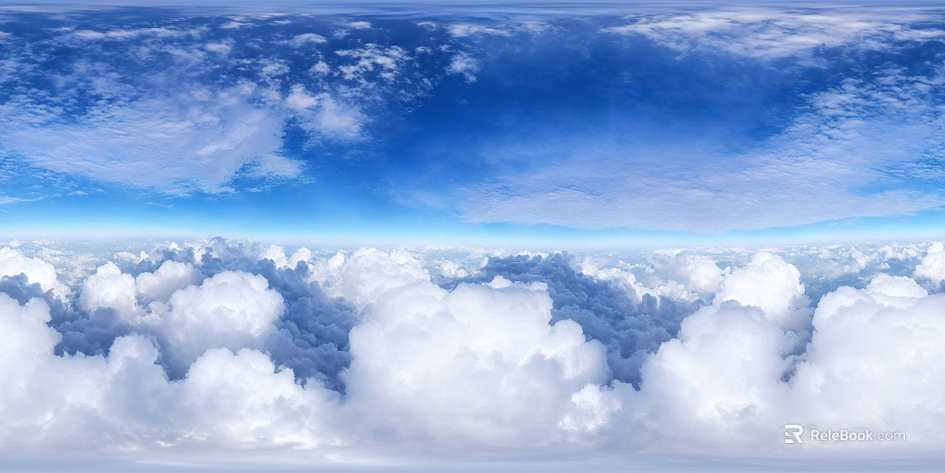 Clouds Clouds Sea Blue Sky Daytime HDR texture