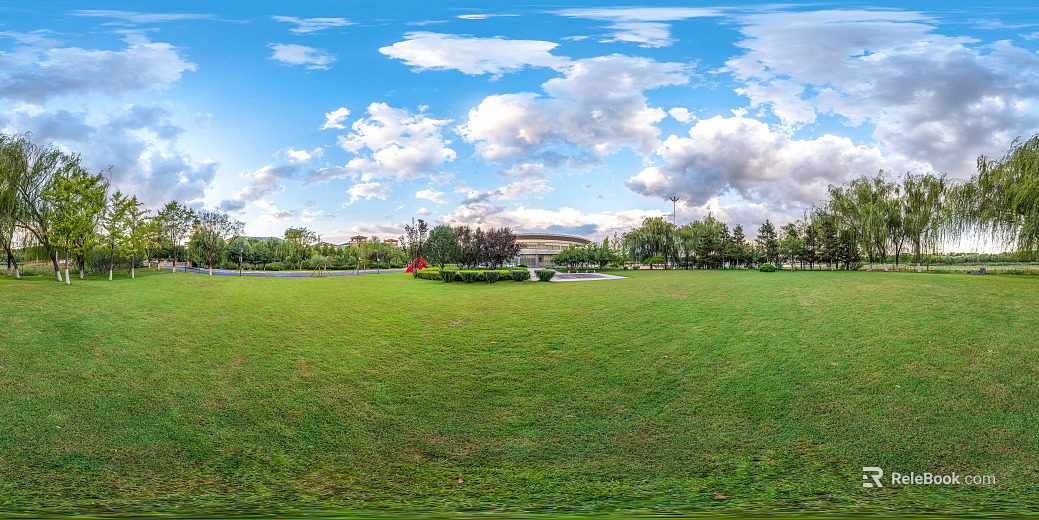 HDR City Eco Park Panorama texture