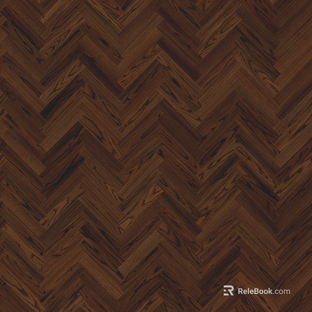 Wood Floor North American Black Walnut Fish Bone texture