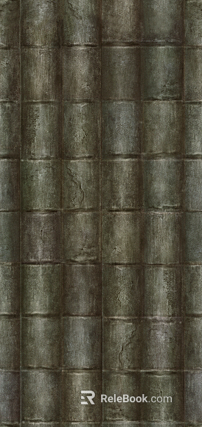 Green tile texture