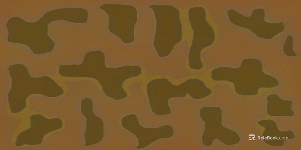 Khakis Deep Brown Camouflage Fabric texture