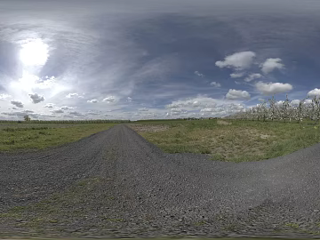 Outdoor Field Road Daytime HDR texture (ID:ffabg34011)