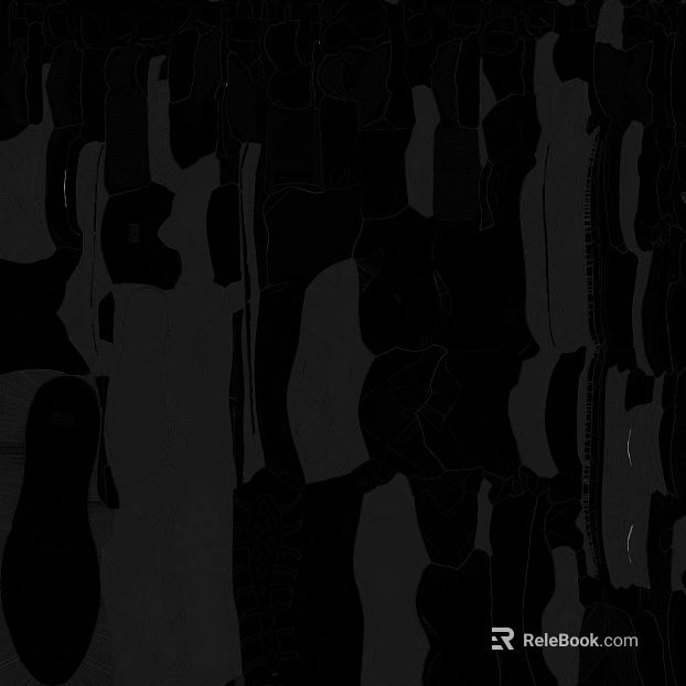 Black gray running water pattern marble wall surface texture
