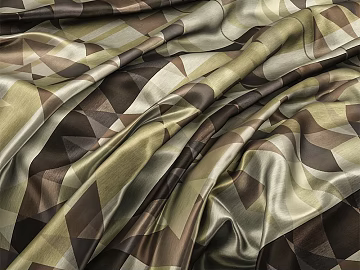 Grey Green Geometric Silk Soft Fabric texture (ID:ffaeh331936)