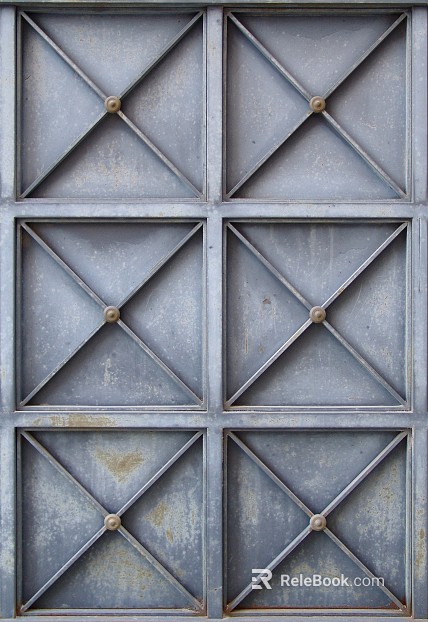 Metal door texture