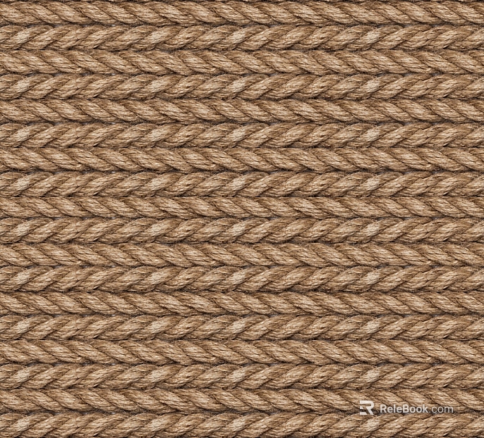 Light brown hemp rope hand-woven decorative wall texture