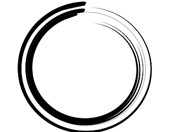 Chinese style ink ink ring round border ink texture (ID:ffach556081)