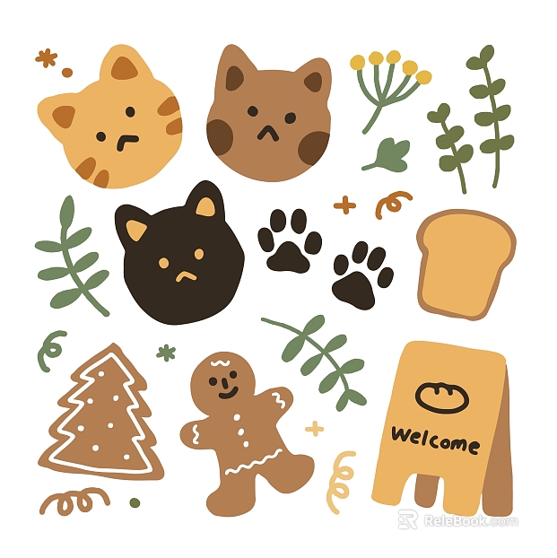 cartoon painting texture