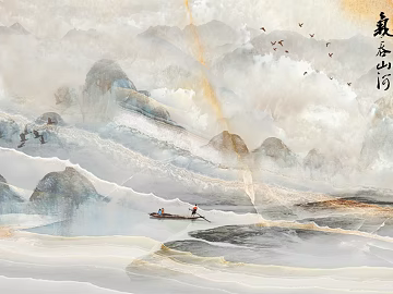 landscape painting texture (ID:ffaff5959)