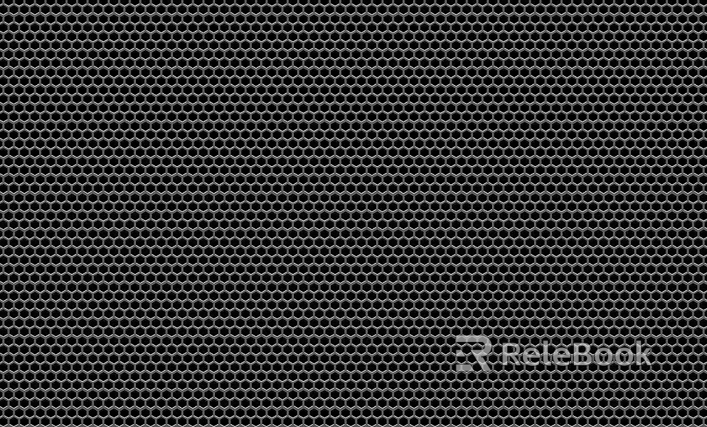 Perforated plate metal texture