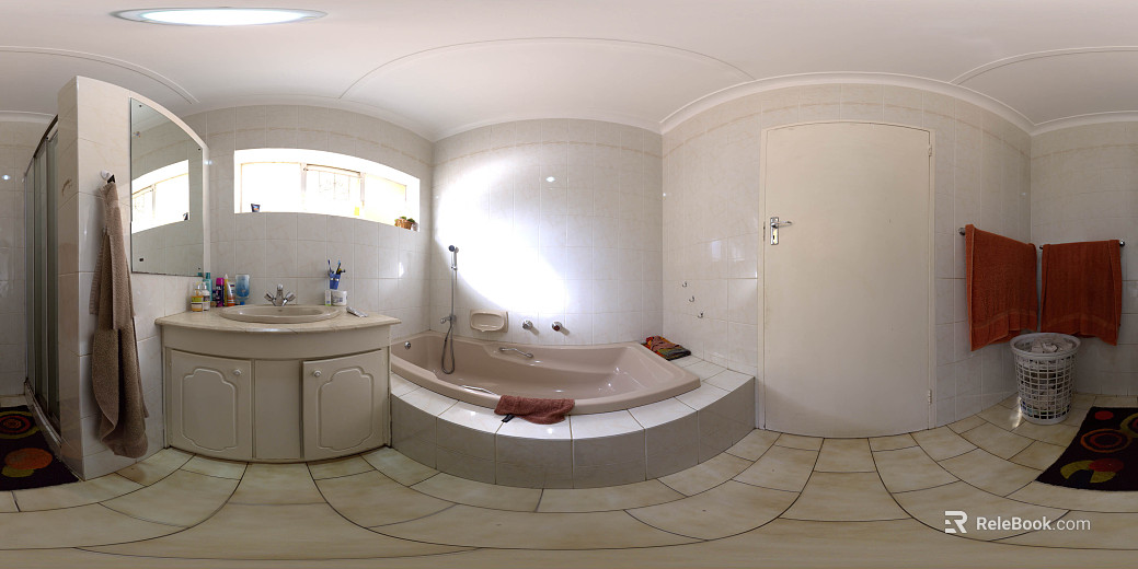 Indoor home improvement bathroom space HDR texture