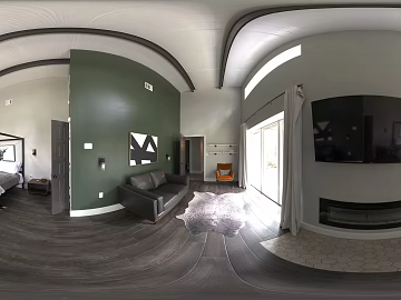 Modern European Residence Bedroom HDR Daytime texture (ID:ffach096705)