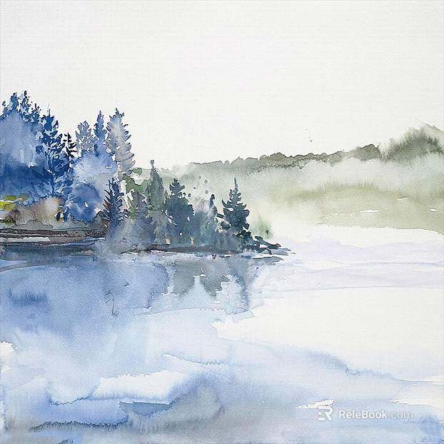 landscape painting texture