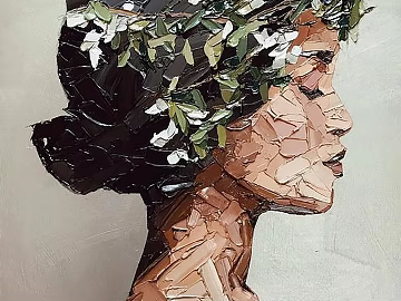 figure painting 3d model