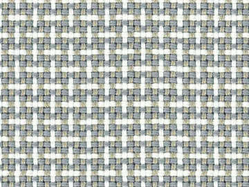 Grey rice white plaid soft fabric 3d model