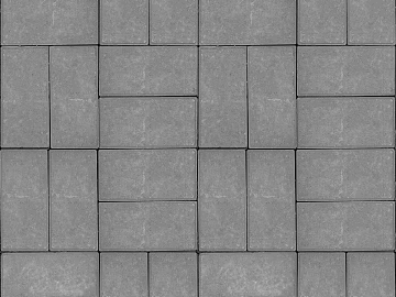 Grey Tian Zi Brick Outdoor Square Brick Water Permeable Brick texture (ID:ffach951556)