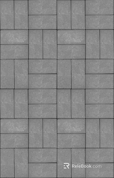 Grey Tian Zi Brick Outdoor Square Brick Water Permeable Brick texture