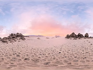 Sky Sunny Sunset Clouds Desert Sand Dune Beach HDR texture (ID:ffaeh369782)