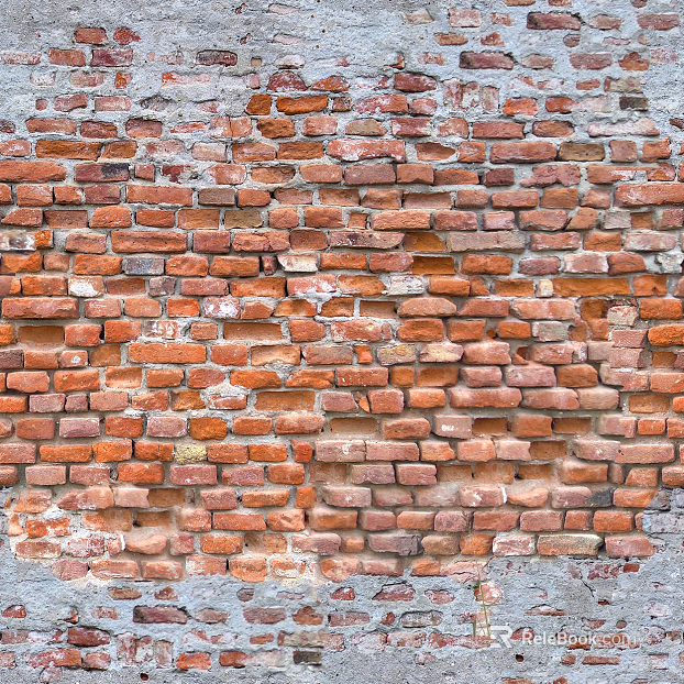 Aging and old red brick wall outdoor wall brick texture