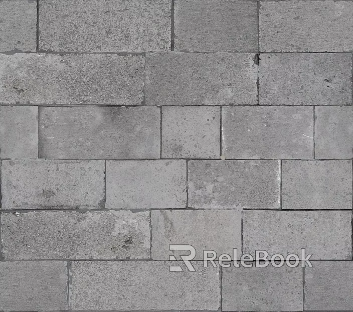 Brick wall without texture gray brick seamless texture