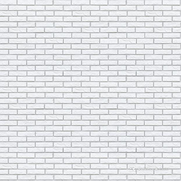 Brick wall white exterior wall brick texture