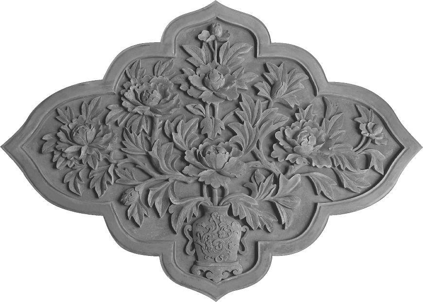 Relief Green Plant Sculpture texture