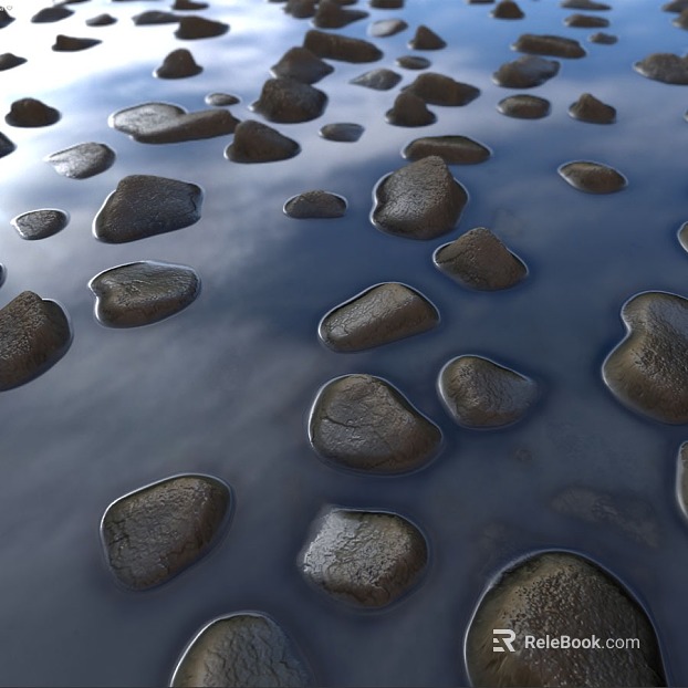 Water Stone PBR texture