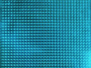 Cyan-blue textured glass decorative surface 3d model