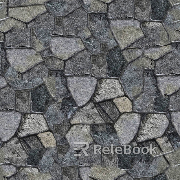 A Culture Stone image showcasing textured, earthy-toned synthetic stones arranged in a seamless pattern, ideal for rustic or modern architectural designs.