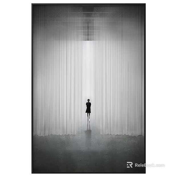 black and white painting texture