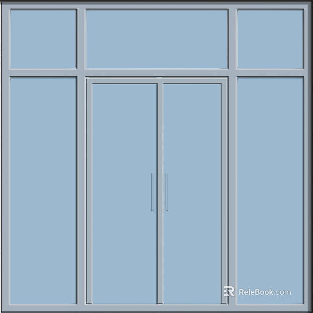 Glass door texture
