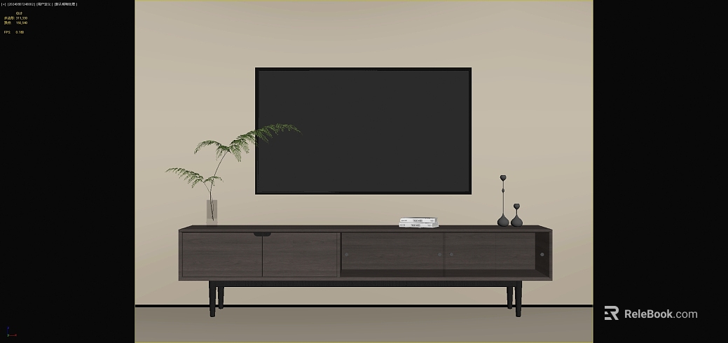 Dark gray wood floor living room TV cabinet texture