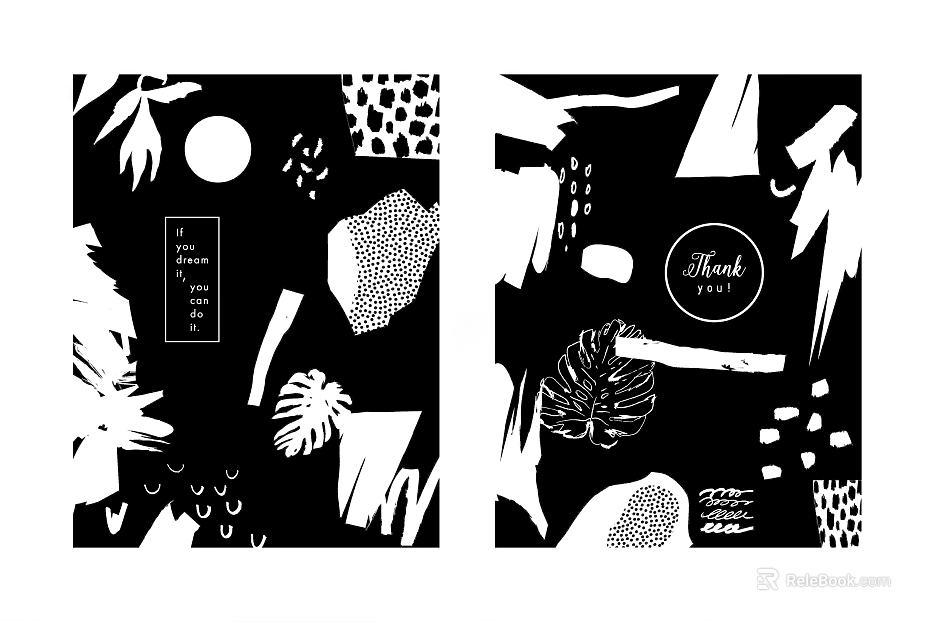 black and white painting texture