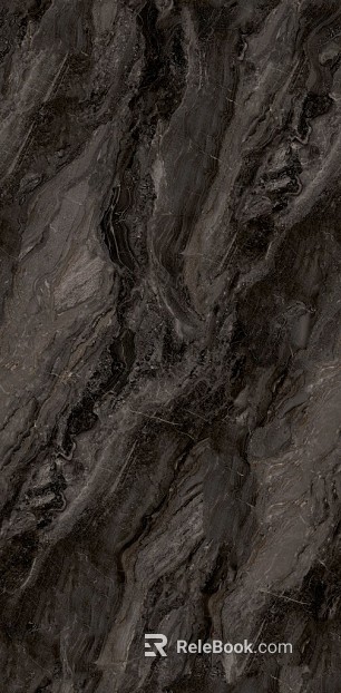 Dark gray landscape marble wall texture