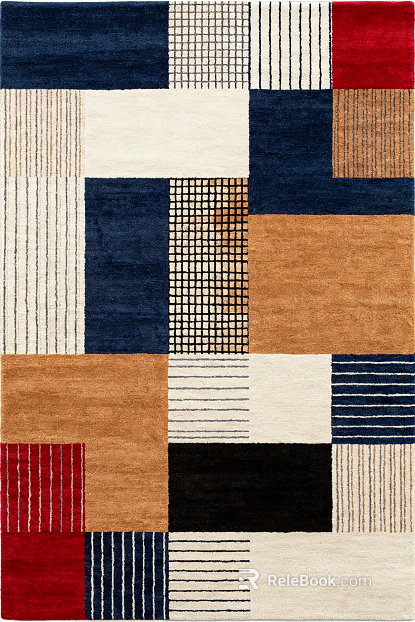Modern geometric carpet texture