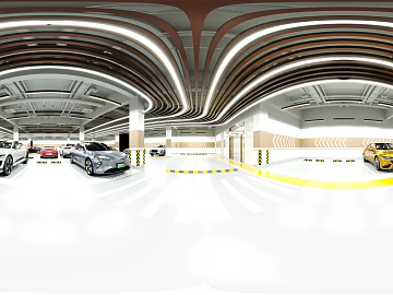 Modern Car Showroom Parking Garage texture (ID:ffaeh747327)