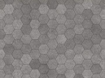 Dark gray cement hexagonal tile floor tile texture (ID:ffaeh860232)
