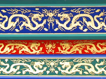 Wall Line Waist Line Beijing Courtyard Painted Pattern texture (ID:ffajg05400)