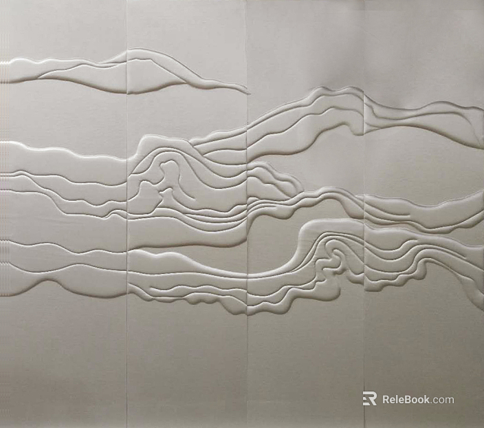 Relief Wall Finish Light Hard Bag texture