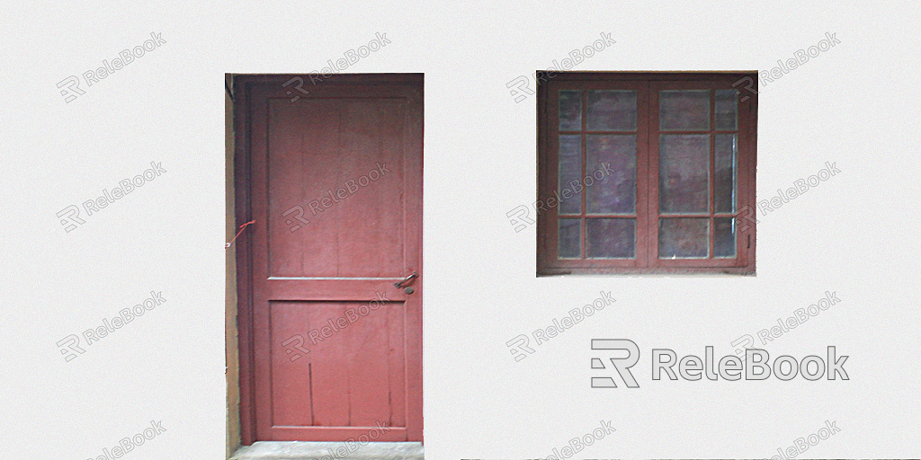 Wooden door texture