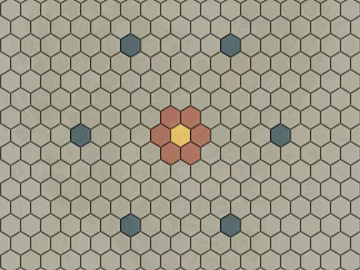 Hexagonal Brick Hexagonal Color Small Square Brick Seamless texture (ID:ffajg77617)