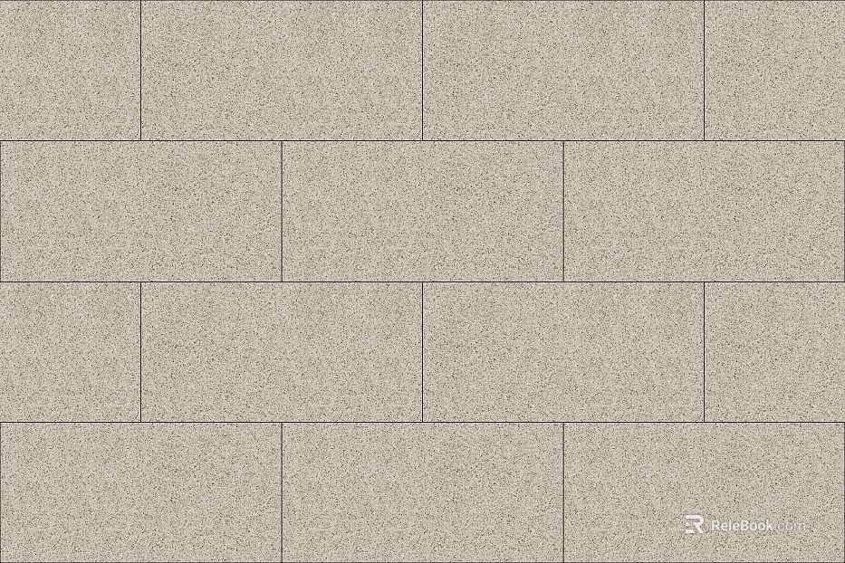I-shaped Sesame Beige Granite Square Brick Outdoor Brick texture