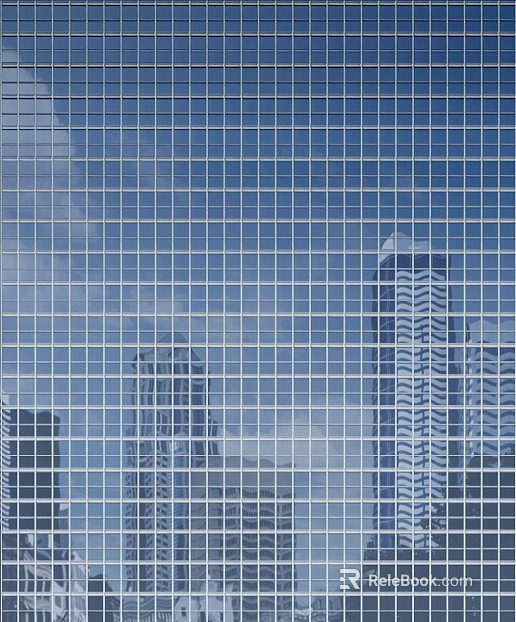 Office building glass texture