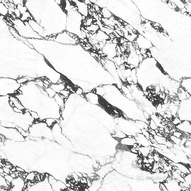 Nordic black and white pattern marble texture